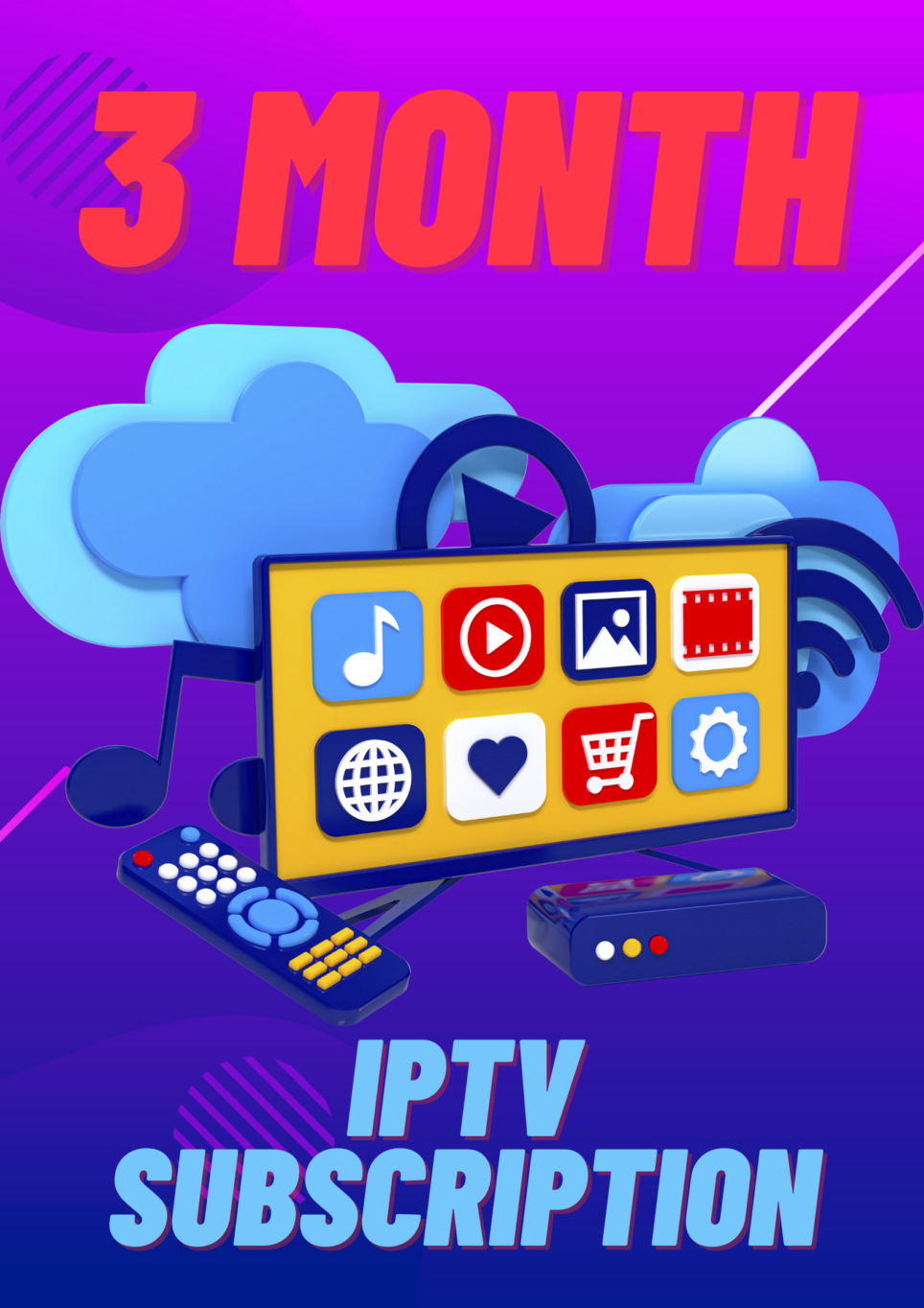 3 Month Subscription Iptv